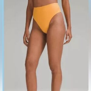 Lululemon Ribbed High Waisted Bikini Bottom